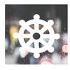 Dharma Wheel Decal for Truck, Funny, Tumbler, Window, Laptop, Phone, Home Decoration. view 1