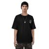 BASTU American Taxi Driver Cotton T-Shirt for Men Women Short Sleeve Tee Shirts Black view 2