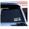 You just got Passed by a Girl Decal for Truck, Funny, Tumbler, Window, Laptop, Phone, Home Decoration. view 2