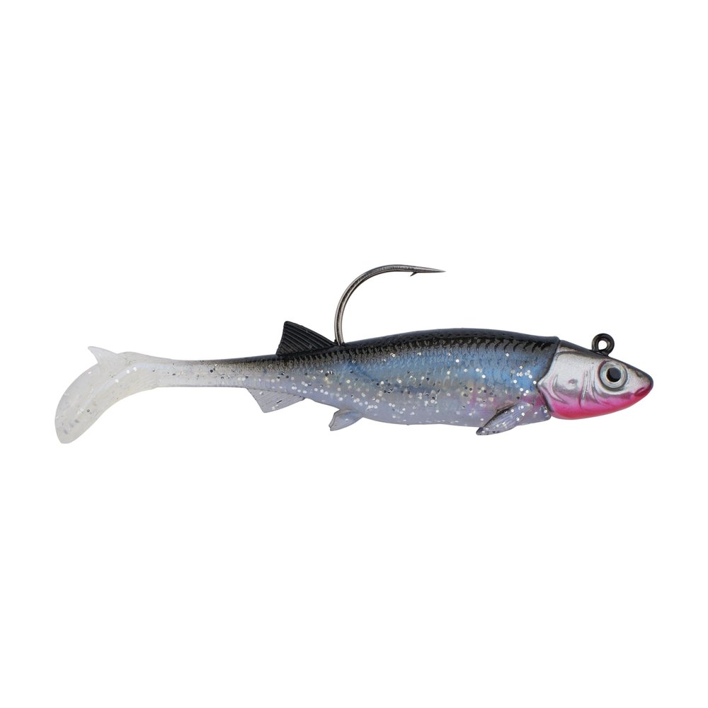 Berkley PowerBait Pre-Rigged Minnotator Fishing Bait, Silver Smelt, 2.5 in, Irresistible Scent & Flavor, Realistic Profile, Ready-to-Fish, Ideal for Bass, Crappie, Pike and More