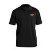 UGP Campus Apparel AP07 - Virginia Tech Hokies Primary Logo Polo - Large - Black view 1