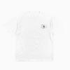 BASTU Ensign of Maine Texture Effect Cotton T-Shirt for Men Women Short Sleeve Tee Shirts White view 1