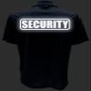 Security Polo in Navy with Silver/Reflective Design, Performance Polo w/Moisture Wicking Technology view 4