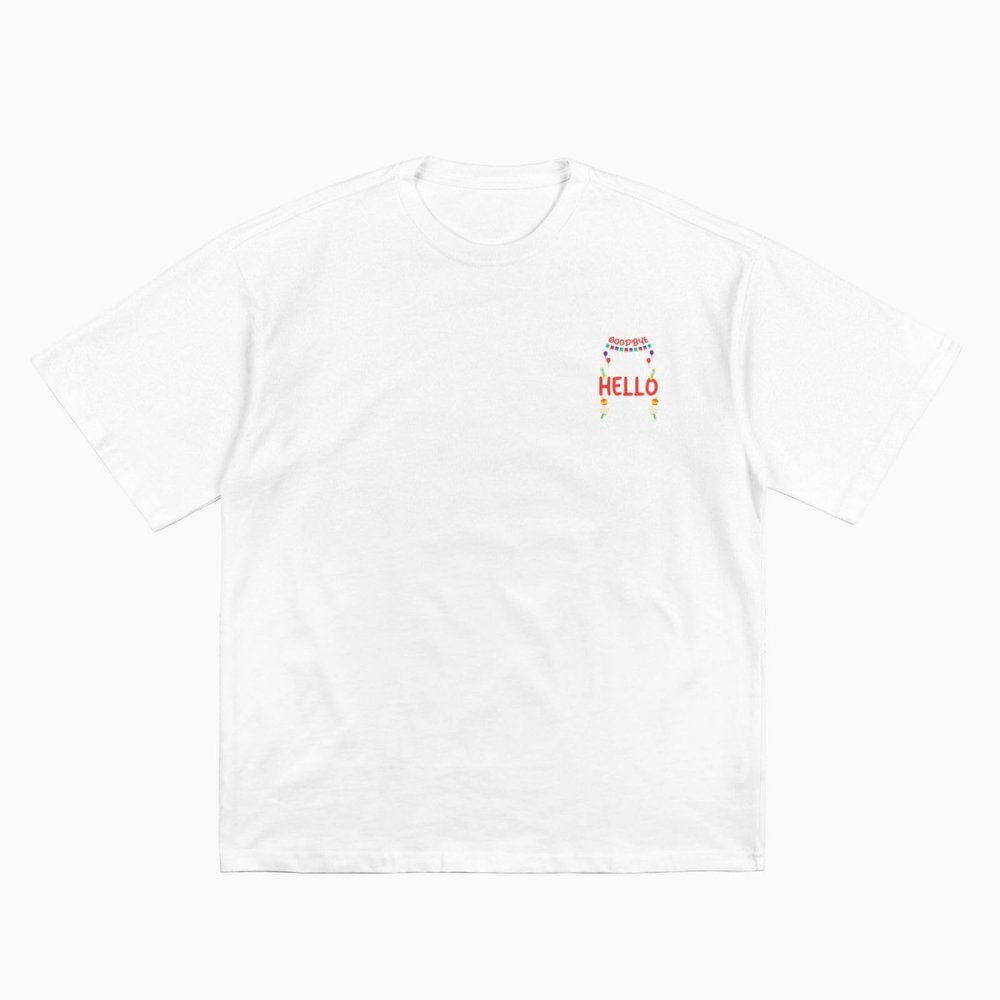BASTU Goodbye 2022 Hello 2023 Cotton T-Shirt for Men Women Short Sleeve Tee Shirts White, X-Large