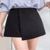 SECOLI Women's 2024 Summer Casual Plain Shorts Solid Wrap Front Skort view 2