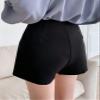 SECOLI Women's 2024 Summer Casual Plain Shorts Solid Wrap Front Skort view 3