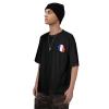 BASTU Flag Map of Runion (France) Cotton T-Shirt for Men Women Short Sleeve Tee Shirts view 4