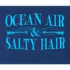 Medium Royal Women Fitted Ocean Air & Salty Hair Vacation Beach Vacay Mode Sleeveless Tank Top T-Shirt view 3