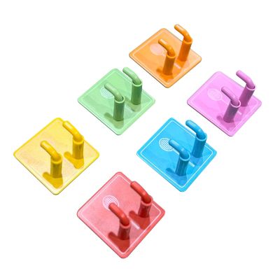 Aosekaa Wall Mounted Racket Rack 6pcs, Hanging Hook Tennis Racket Storage Rack, Wall Mount Racket Rack, Tennis Racket Storage Rack