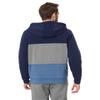 U.S. POLO ASSN. Men's USPA USPA Color-Block Full Zip Sherpa Hoodie Classic Navy XX-Large view 2