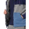 U.S. POLO ASSN. Men's USPA USPA Color-Block Full Zip Sherpa Hoodie Classic Navy XX-Large view 3