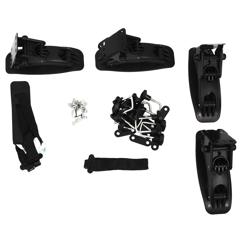 Pasuihcay Car Kayak Rack Holder Kayak Carrier Saddle Watercraft Roof Rack Arm Canoe Boat Car Roof Top Boat Rack, black