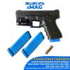 BLUEOPS Smart Dry Fire Training Magazine for Glock Double Stack 9mm Models, 2 Smart Training Magazines with Simulated Round Capacity & Random Jams Simulation + 9mm Training Laser & Smartphone App view 2
