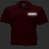 Security Polo in Red with Yellow/Reflective Design, Performance Polo w/Moisture Wicking Technology view 3