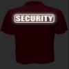 Security Polo in Red with Yellow/Reflective Design, Performance Polo w/Moisture Wicking Technology view 4