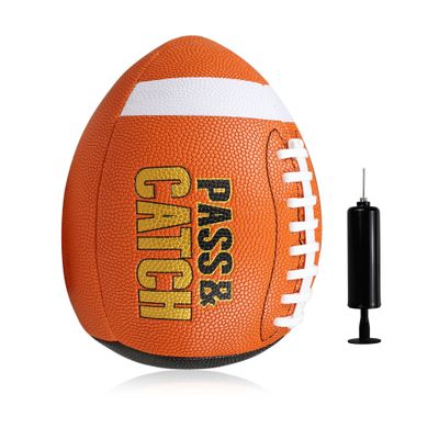 Lemondo Pass Catch Training Football, Youth Size(Ages 5-14), Solo Training Equipment, Enhance Passing Catching Skills(with Pump)