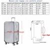 MAODUV Suitcase Cover Protectors Clear PVC Luggage Cover for Wheeled Suitcase Waterproof Travel Suitcase Cover (20" (13.8" L x 9.1" W x 20.9" H)) view 3