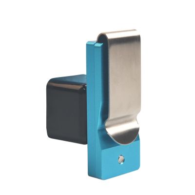 LAKE OF FIRE Chalk Holder Pool Billiards, Pool Cue Chalk Holder with Magnetic Belt Clip Snooker Billiard Accessories Square(Blue)