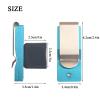 LAKE OF FIRE Chalk Holder Pool Billiards, Pool Cue Chalk Holder with Magnetic Belt Clip Snooker Billiard Accessories Square(Blue) view 2