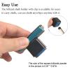 LAKE OF FIRE Chalk Holder Pool Billiards, Pool Cue Chalk Holder with Magnetic Belt Clip Snooker Billiard Accessories Square(Blue) view 3