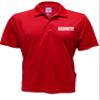 Security Polo in Red with White/Reflective Design, Performance Polo w/Moisture Wicking Technology view 1
