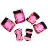 Castrap Creative Sports Protective Gear, Children's Skateboard Safety Six Piece Set, Anti Drop Ice Skating Protective Bicycle Equipment, Roller Skating Protective Gear (Pink,M:7Y-14Y)