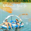 2026 New & Upgraded Sunlite Sports River Tube for Floating Heavy Duty, Inflatable Tube with Built-in Cup Holders and Durable Grab Handles for River and Lake, Pool Float for Adult, Summer Relaxation view 2