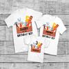 Tool Box Handy Man T-Shirt, Birthday Personalized white tee (4T) view 2