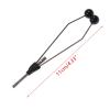 Aurgiarme Spool Tool Ceramic Tip Fly Tying Bobbin Holder Light Weight Fly Fishing Tying Tools for Standard 11cm/4.3in Bobbin Holder Fly Tyingg Bobbins for Sewing Machine Fishing view 2