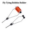 Aurgiarme Spool Tool Ceramic Tip Fly Tying Bobbin Holder Light Weight Fly Fishing Tying Tools for Standard 11cm/4.3in Bobbin Holder Fly Tyingg Bobbins for Sewing Machine Fishing view 3