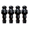 Aosekaa 4 Pieces Foosball Men, Foosball Players Replacement Part 5/8" Statue Foosball Guys Table Soccer Player for Football Table, Black view 1