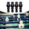 Aosekaa 4 Pieces Foosball Men, Foosball Players Replacement Part 5/8" Statue Foosball Guys Table Soccer Player for Football Table, Black view 3