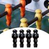 Aosekaa 4 Pieces Foosball Men, Foosball Players Replacement Part 5/8" Statue Foosball Guys Table Soccer Player for Football Table, Black view 4