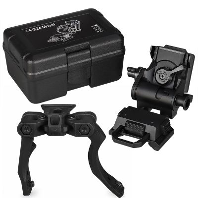 LEESEN Ultra Light Night Vision Bridge Night Vision Googgles NVG mounts L4G24 Setfor PVS-14 Support 2 Optical Night Visions or 1 Digital Night Vision - Fully Anodized Aluminum AlloyPOM Material