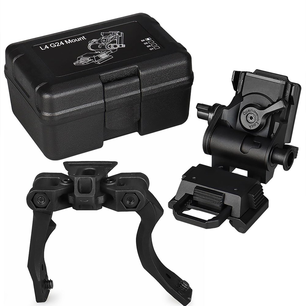 LEESEN Ultra Light Night Vision Bridge Night Vision Googgles NVG mounts L4G24 Setfor PVS-14 Support 2 Optical Night Visions or 1 Digital Night Vision - Fully Anodized Aluminum AlloyPOM Material