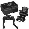 LEESEN Ultra Light Night Vision Bridge Night Vision Googgles NVG mounts L4G24 Setfor PVS-14 Support 2 Optical Night Visions or 1 Digital Night Vision - Fully Anodized Aluminum AlloyPOM Material