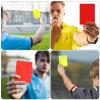 10Pcs Soccer Referee Cards Set, Professional Red and Yellow PVC Cards for Football, Volleyball, Rugby, and Baseball Referee Use, Pocket Size Design for Easy Organization view 4