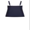 Avenue Women's Plus Size Twist Tankini Top, 24 Navy view 4
