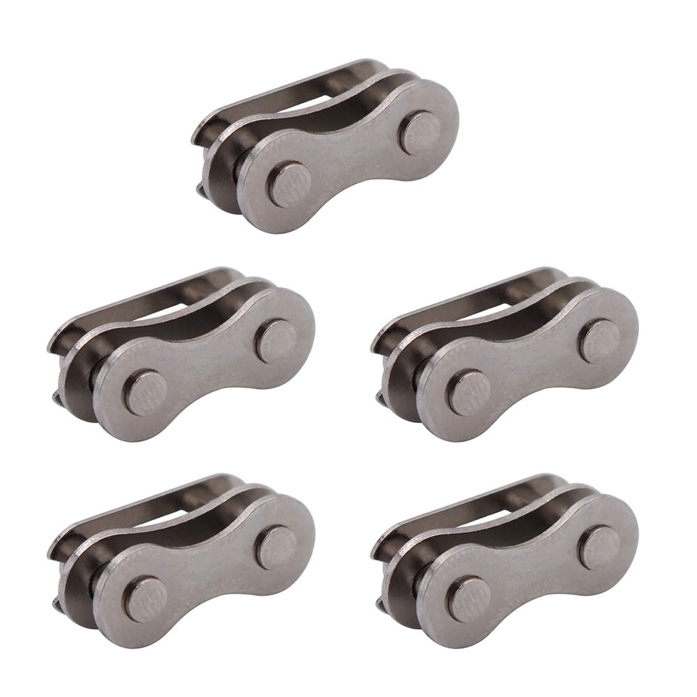 Aurgiarme 5Pcs Bicycle Chain Connectors Lock Quick Links Road Buckle Joint Buckle Link Connectors for Single Speed Bicycle Chain Link Kit Single Speed Chain Connecting Link Chain Repair