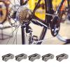 Aurgiarme 5Pcs Bicycle Chain Connectors Lock Quick Links Road Buckle Joint Buckle Link Connectors for Single Speed Bicycle Chain Link Kit Single Speed Chain Connecting Link Chain Repair view 2