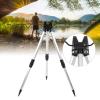 Locadence Fishing Rod Tripod Bracket, Aluminum Alloy Mini Shrinkage Fishing Rod Tripod Stand Ultrashort Folding Sea Pole Bracket Equipment Accessory view 2