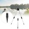 Locadence Fishing Rod Tripod Bracket, Aluminum Alloy Mini Shrinkage Fishing Rod Tripod Stand Ultrashort Folding Sea Pole Bracket Equipment Accessory view 3