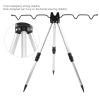 Locadence Fishing Rod Tripod Bracket, Aluminum Alloy Mini Shrinkage Fishing Rod Tripod Stand Ultrashort Folding Sea Pole Bracket Equipment Accessory view 4