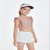Girls Training Bra Cute Ruffle Sports Bra for Kids Comfort Dance Yoga Crop Top Pink view 3