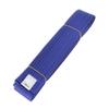 YS0911 Professional Taekwondo Belt Karate Judo Double Wrap Martial Arts Stripe Sports B Sweat Waist Band for Women, Blue-180cm view 1