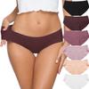 Altheanray Womens Cotton Seamless Underwear Breathable, Cotton Hipster Panties for Women (3028L-RedGradient) view 1