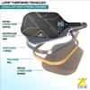 T700 Raw Carbon Fiber Pickleball Paddle, 16mm Pp Core, Phenomenal Grit for top Spin, Thermoformed w/Foam Infused Walls, Elongated Design w/Power & Control, Extra Large Sweet Spot & Premium Grip view 3