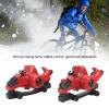 POENVFPO Disc Brake,2 PCS Aluminum Alloy Mountain Brake Kit Cable Puller Replacement Parts for Electric Scooter (Red) view 4