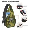 TKDYVAI Skateboarding Crossbody Bag Sport Shoulder Bag Backpack Skateboard Sport Sling Bag Chest Casual Daypack Bag view 4