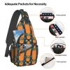 TKDYVAI Skateboarding Crossbody Bag Sport Shoulder Bag Backpack Skateboard Sport Sling Bag Chest Casual Daypack Bag view 4